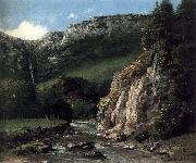 Stream in the Jura Mountains Gustave Courbet